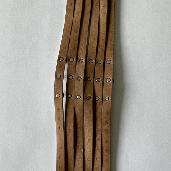 Brighton Leather Thea Cream Wrap Bracelet Retired - Picture 2 of 4